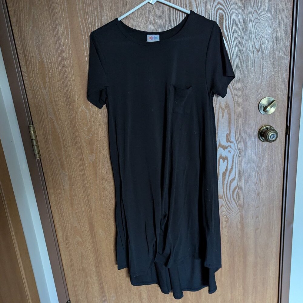Lularoe Black Midi Dress, S